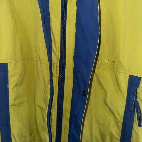 Vintage Timberland Weathergear Mens Large Jacket Coat Windbreaker Zip Up - Picture 6 of 12